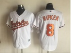 Baltimore Orioles #8 Cal Ripken White New Cool Base Jerseys