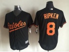 Baltimore Orioles #8 Cal Ripken Black New Cool Base Jerseys