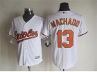 Baltimore Orioles #13 Manny Machado White New Cool Base Jerseys