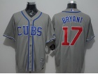 Chicago Cubs #17 Kris Bryant Gray New Cool Base Jerseys (Cubs)