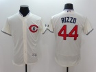 Chicago Cubs #44 Anthony Rizzo Cream 1929 Turn Back Flexbase Jerseys