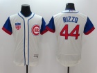 Chicago Cubs #44 Anthony Rizzo Cream 1942 Turn Back Flexbase Jerseys