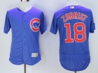 Chicago Cubs #18 Ben Zobrist Blue 2016 Flexbase Jerseys