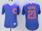 Chicago Cubs #21 Sammy Sosa Blue 2016 Flexbase Jerseys