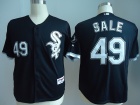 Chicago White Sox #49 Chris Sale Black Jerseys