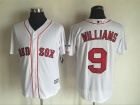 Boston Red Sox #9 Ted Williams White Cool Base Jerseys