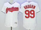 Cleveland Indians #99 Ricky Vaughn White Flexbase Jerseys