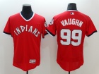 Cleveland Indians #99 Ricky Vaughn Red Flexbase Jerseys