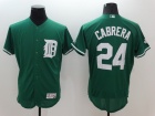 Detroit Tigers #24 Miguel Cabrera Green Celtic Flexbase Jerseys