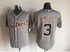 Detroit Tigers #3 Lan Kinsler Gray New Fabric Cool Base Jerseys