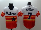 Houston Astros #7 Craig Biggio Rainbow Flexbase Jerseys