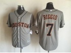 Houston Astros #7 Craig Biggio Gray New Fabric Cool Base Jerseys