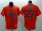 Houston Astros #27 Jose Altuve Orange Flexbase Jerseys