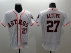 Houston Astros #27 Jose Altuve White Flexbase Jerseys