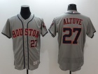 Houston Astros #27 Jose Altuve Gray Flexbase Jerseys