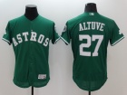 Houston Astros #27 Jose Altuve Green Celtic Flexbase Jerseys