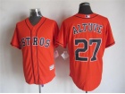 Houston Astros #27 Jose Altuve Orange New Fabric Cool Base Jerseys