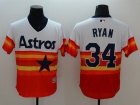 Houston Astros #34 Nolan Ryan Rainbow Flexbase Jerseys