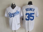 Kansas City Royals #35 Eric Hosmer White New Fabric Cool Base Jerseys