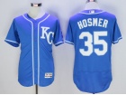 Kansas City Royals #35 Eric Hosmer Blue KC  Flexbase Jerseys