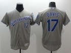 Kansas City Royals #17 Wade Davis Gray Flexbase Jerseys