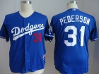 Los Angeles Dodgers #31 Joc Pederson Blue Player Jerseys