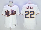 Minnesota Twins #22 Miguel Sano White Flexbase Jerseys