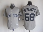 New York Yankees #68 Dellin Betances Gray New Fabric Cool Base Jerseys