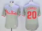 Philadelphia Phillies #20 Mike Schmidt Gray Flexbase Jerseys