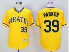 Pittsburgh Pirates #39 Dave Parker Yellow Flexbase Jerseys