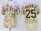 Pittsburgh Pirates #25 Gregory Polanco Camo Flexbase Jerseys