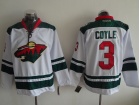 Minnesota Wild #3 Charlie Coyle White Hockey Jersey