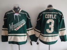 Minnesota Wild #3 Charlie Coyle Green Hockey Jersey