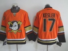 Anaheim Mighty Ducks #17 Ryan Kesler Orange Hockey Jersey