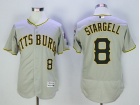 Pittsburgh Pirates #8 Willie Stargell Gray Flexbase Jerseys