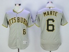 Pittsburgh Pirates #6 Starling Marte Gray Flexbase Jerseys