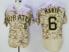 Pittsburgh Pirates #6 Starling Marte Camo Flexbase Jerseys