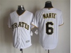 Pittsburgh Pirates #6 Starling Marte White New Fabric Cool Base Jerseys