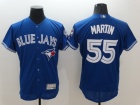 Toronto Blue Jays #55 Russell Martin Blue Flexbase Jerseys