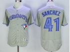 Toronto Blue Jays #41 Aaron Sanchez Gray Flexbase Jerseys