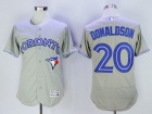 Toronto Blue Jays #20 Josh Donaldson Gray Flexbase Jerseys