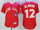 Toronto Blue Jays #12 Roberto Alomar Red Flexbase Jerseys