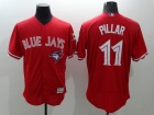 Toronto Blue Jays #11 Kevin Pillar Red Flexbase Jerseys