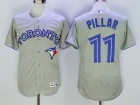 Toronto Blue Jays #11 Kevin Pillar Gray Flexbase Jerseys