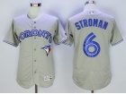 Toronto Blue Jays #6 Marcus Stroman Gray Flexbase Jerseys