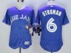 Toronto Blue Jays #6 Marcus Stroman Blue Flexbase Jerseys