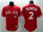 Toronto Blue Jays #2 Troy Tulowitzki Red Flexbase Jerseys