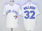 Toronto Blue Jays #32 Roy Halladay White Cool Base Jerseys