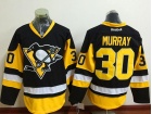 Pittsburgh Penguins #30 Matthew Murray Black Yellow Hockey Jersey