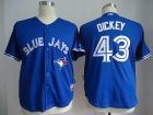 Toronto Blue Jays #43 R.A. Dickey Blue Player Jerseys